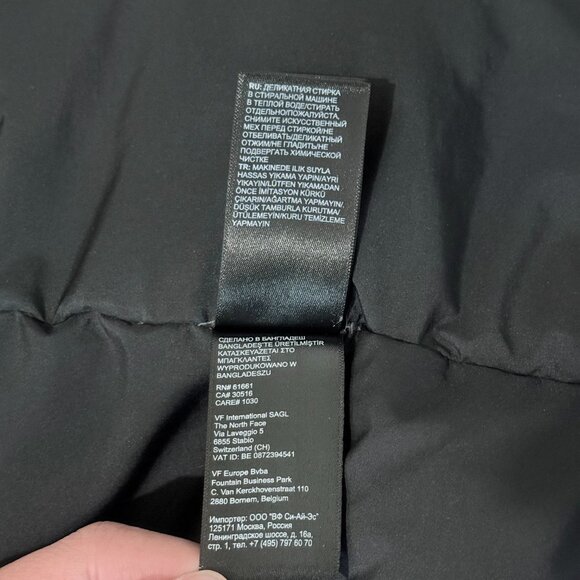 The North Face Arctic parka jacket black women's size XXL - Picture 14 of 15